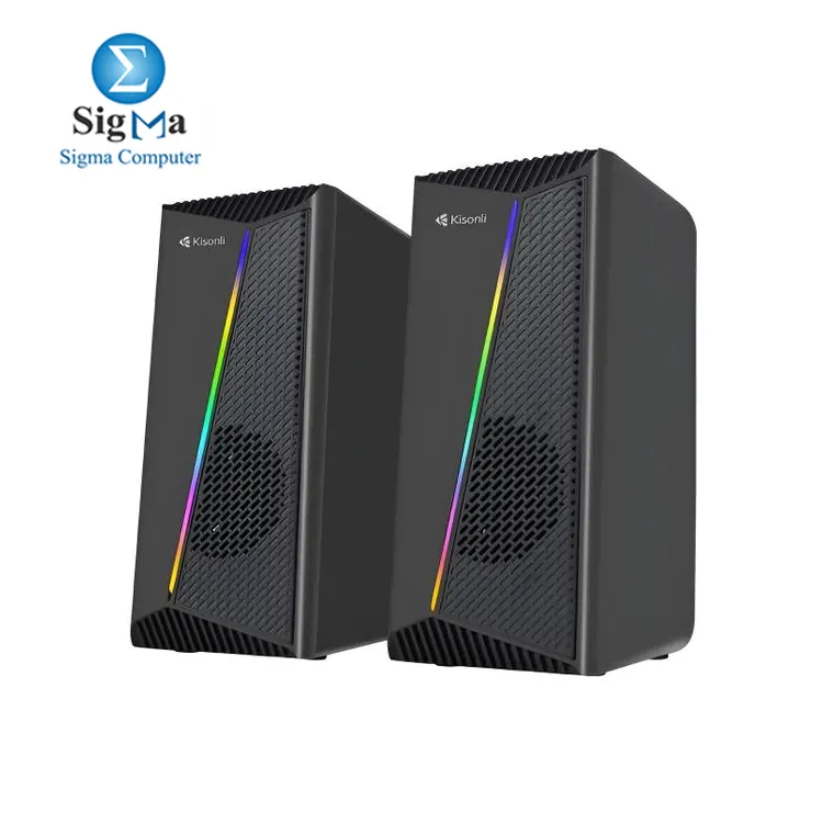 Kisonli X30 Game Speaker Usb 2.0 Speaker with RGB Light - Main view