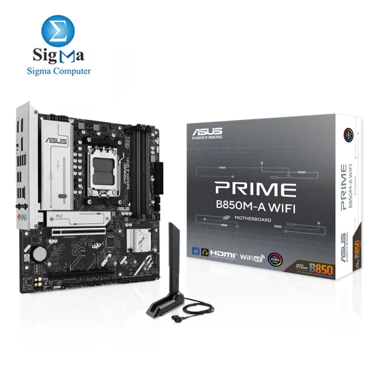 ASUS PRIME B850M-A WIFI Motherboard - Main view