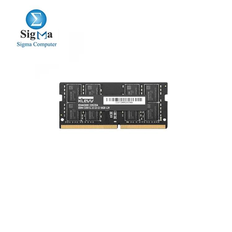 KLEVV 16GB DDR4 3200MHz SO-DIMM LAPTOP RAM - Main view