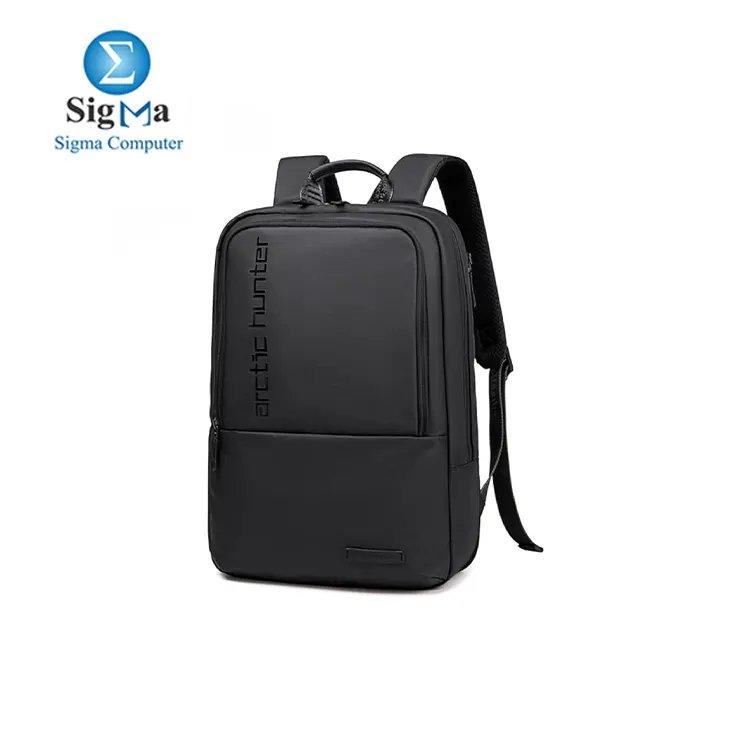 Arctic Hunter B00529 Water Repellent Laptop Backpack 15.6 Inch Black - Main view