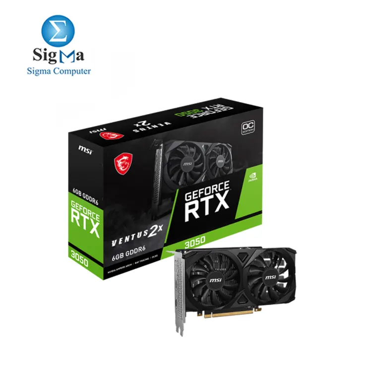 MSI RTX 3050 VENTUS 2X 6G OC - Main view