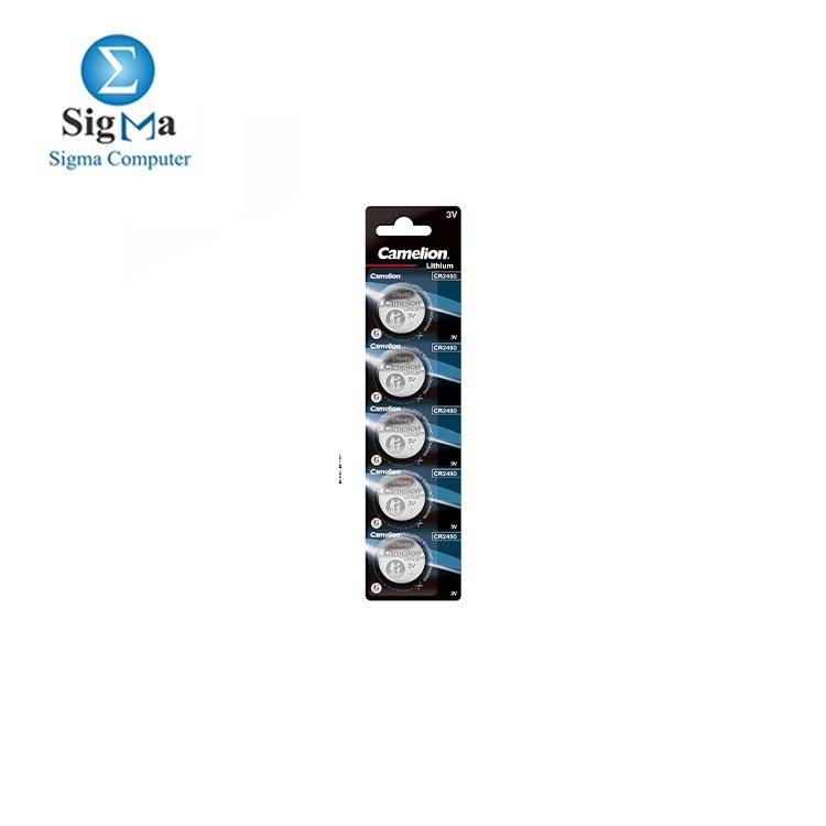 Camelion Battery CR2450-BP5-5PC Lithium Coin Cell - Main view
