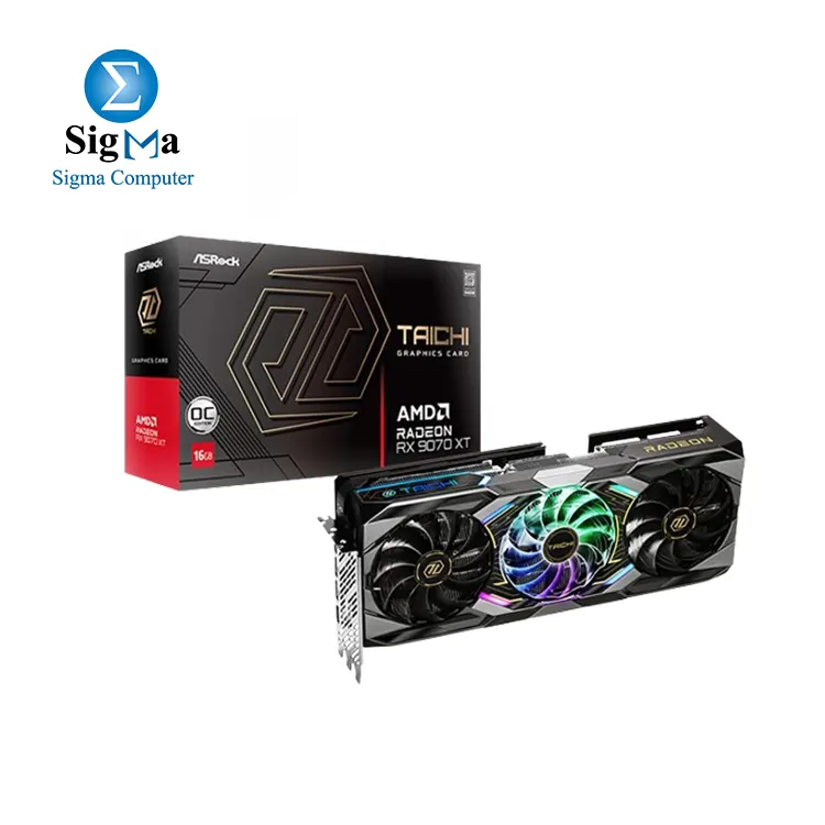 ASROCK AMD Radeon™ RX 9070 XT Taichi 16GB OC - Main view