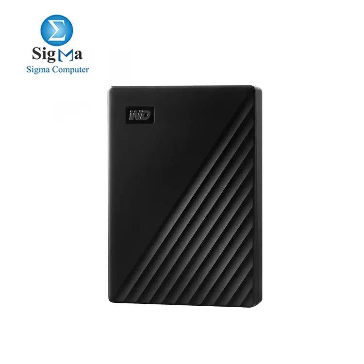 Western Digital 4TB My Passport Portable Hard Drive USB 3.2 Model - WDBPKJ0040BBK-WESN - Main view