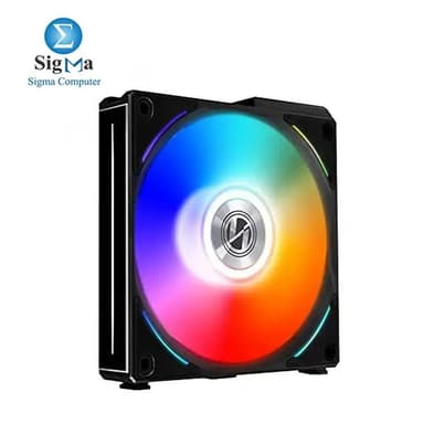 Lian Li UNI Fan AL120 3 Pack Black with Controller AL120-3B - View 1