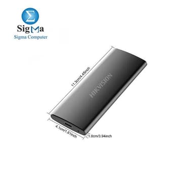 HIKVISION T200N 256GB SSD USB 3.1 Type-C, High-Speed Read-Write (450 MB-s) - View 2