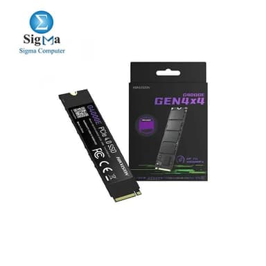 HIKVISION Internal SSD G4000E M2 2280 512GB PCIe Gen4x4 NVMe 3D TLC 2500MB/s - 5000MB/s 900TBW - View 2