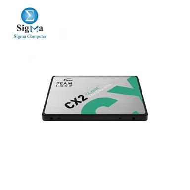 TeamGroup CX2 256GB SATA 2.5 Read Speed 520 MB/s Write Speed 430 MB/s - View 3