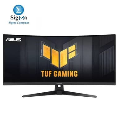 ASUS TUF Gaming VG34VQ3B – 34-Inch WQHD Curved VA, 180Hz, 1ms MPRT, FreeSync Premium, ELMB SYNC, HDR400, 90% DCI-P3, USB Hub, Built-in Speakers - View 1