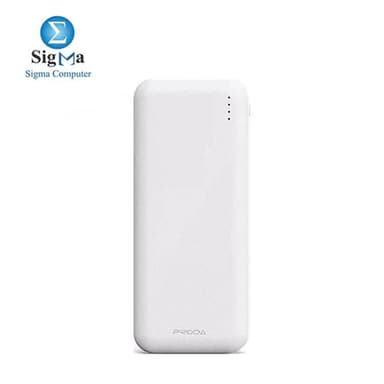 Proda Ultron Series PD-P32 Power Bank, 10000 mah - WHITE - View 1
