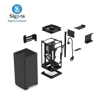 Fractal Design Mood Black PC Case - Sleek Fabric Design, 180mm Top Fan, Conceals 325mm Graphics Card, m-ITX Motherboard Compatible, Easy Access Build, Efficient Cooling - View 5