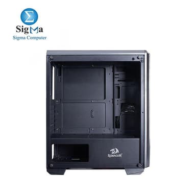 Redragon GC-510 Grindor Side Glass Temp Black - View 3