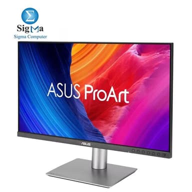 ASUS ProArt Display PA27JCV – 27" 5K (5120x2880) IPS monitor, 99% DCI-P3, ΔE<2, Calman Verified, USB-C 96W PD, HDR500, Auto KVM, Light Sync, Ergonomic stand. - View 3
