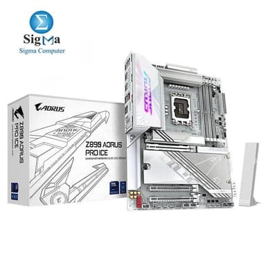 GIGABYTE Z890 AORUS PRO ICE Socket LGA 1851 Motherboard - View 1