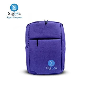 Sigma laptop Backpack For School and Travel Bag (purple) - View 1