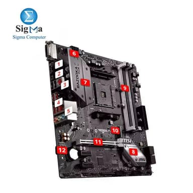 MSI B450M Bazooka Plus - View 3