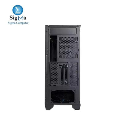 2B (PW007) Ecstasy Gaming Mid Tower Case with 0.7mm full Black Coating - View 6