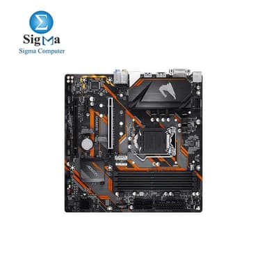 B365 M AORUS ELITE  Motherboard With RGB Fusion 2.0 - View 2