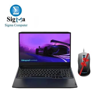 LENOVO IdeaPad Gaming 3 15ACH6 82K200QHAX-AMD Ryzen 5 5600H-GeForce RTX 3050 4GB-8GB DDR4-3200-512GB SSD M.2-15.6 - View 3