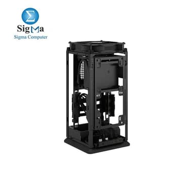 Fractal Design Mood Black PC Case - Sleek Fabric Design, 180mm Top Fan, Conceals 325mm Graphics Card, m-ITX Motherboard Compatible, Easy Access Build, Efficient Cooling - View 4