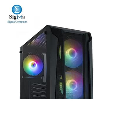 CASE VENTO FSP MESH VG15FE 3Fan+Thermaltake Litepower LTP-0650P-2 650W Power Supply. - View 3