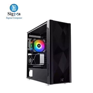 Xigmatek Anubis Case with power supply Hydra 650W + 4FANS ARGB - View 6