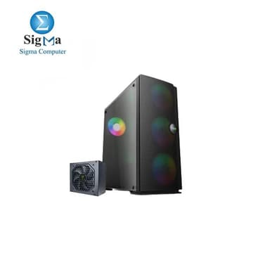 REDRAGON GC-651 CASE 4 FAN with PSU 600w Bronz. - View 1