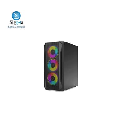 ARKTEK CASE AK-I1107- 4 Fan  ARGB +PSU 650W (non-certified) - View 2