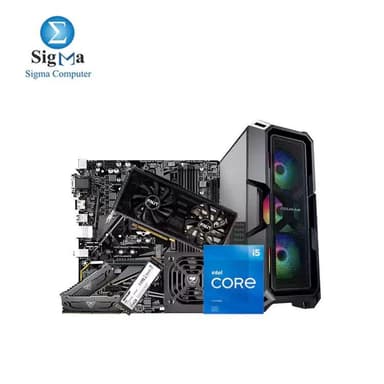 FIGHTER 11400f 3060 Intel Core i5-11400F MOTHERBOARD INTEL B460M DS3H ( h470 chipest )  RTX 3060 Dual 12G Patriot 16GB 3200MHz (2x8) Patriot P300 M.2 2280 256GB COUGAR MX440-MESH RGB VTC 650W GAMING CASE - View 1