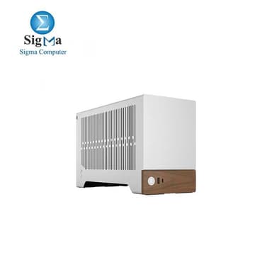 Fractal Design Terra Silver - Wood Walnut Front Panel - Small Form Factor - Mini ITX Gaming case – PCIe 4.0 Riser Cable – USB Type-C - Anodized Aluminum Panels - View 1