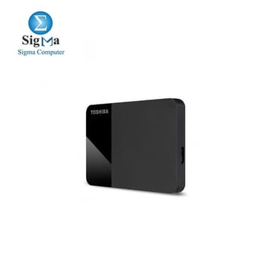 Toshiba Canvio Ready 2TB Hard Drive - Black - View 2