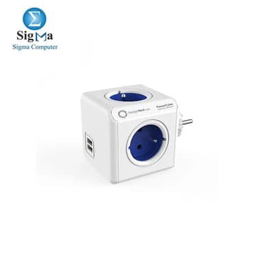 Allocacoc PowerCube Original USB - blue - View 2