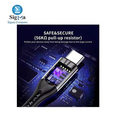 CHOETECH AC0013 USB Type C Cable For HUAWEI, 5A SuperCharge Fast Charging - View 5