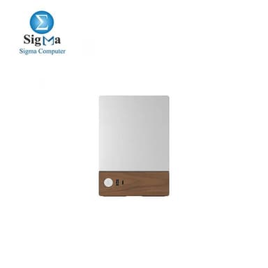 Fractal Design Terra Silver - Wood Walnut Front Panel - Small Form Factor - Mini ITX Gaming case – PCIe 4.0 Riser Cable – USB Type-C - Anodized Aluminum Panels - View 2