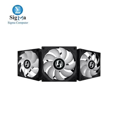 LIAN LI ST120 RGB x3FAN- BLACK WITH CONTROLLER - View 5