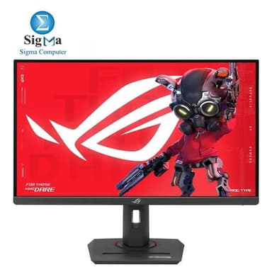 ASUS ROG Strix XG27ACG – 27-Inch QHD Fast IPS, 180Hz, 1ms GTG, HDR10, 95% DCI-P3, ELMB Sync, Adaptive-Sync, USB-C, HDMI, DisplayPort, adjustable stand. - View 1