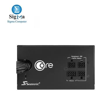 Seasonic CORE-GM-650 Partial modular PC Power Supply 80PLUS Gold 650 Watt - View 3