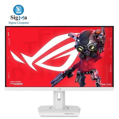 ASUS ROG Strix XG27UCG-W: 27-Inch Fast IPS 4K @160Hz / FHD @320Hz, 1ms GTG, 95% DCI-P3, HDR10, G-Sync Compatible, USB-C, ELMB Sync, Aura Sync RGB. - View 1