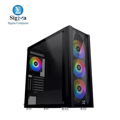 Xigmatek Anubis Case with power supply Hydra 650W + 4FANS ARGB - View 1