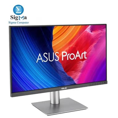 ASUS ProArt Display PA27JCV – 27" 5K (5120x2880) IPS monitor, 99% DCI-P3, ΔE<2, Calman Verified, USB-C 96W PD, HDR500, Auto KVM, Light Sync, Ergonomic stand. - View 2