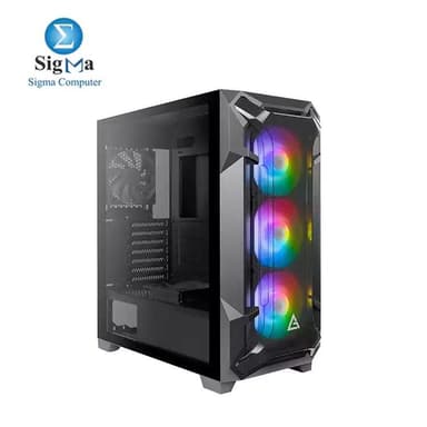 Antec Dark League DF600-RGB FLUX, FLUX Platform, 3 x 120 mm ARGB, 1 x 120 mm Reverse & 1 x 120 mm Fans Included - View 1