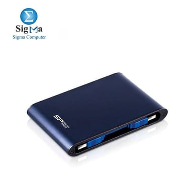 Silicon Power Hard Drive 1TB Armor A80 3.2 Antichoc+Waterproof External - Blue - View 3
