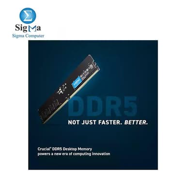 Crucial 16GB DDR5-4800mHZ UDIMM V1.1 CL40 Desktop - View 2