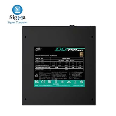 Deepcool DQ750-M-V2L 750W 80 Plus Gold Power Supply - View 2