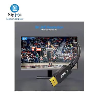 Choetech Cable Display PORT To Displayport XDD01 2M 8K-4K - View 4