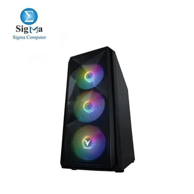 CASE VENTO FSP MESH VG10F 3Fan+Thermaltake Litepower LTP-0650P-2 650W Power Supply. - View 3