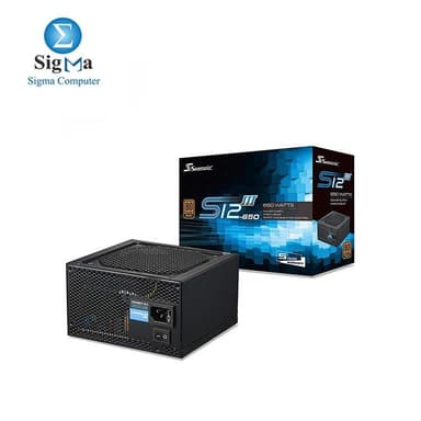 Seasonic S12III 650 SSR-650GB3 650W 80+ Bronze Power Supply - View 1