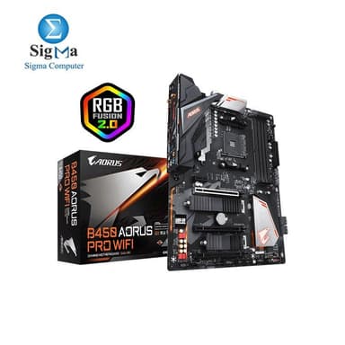 Gigabyte AMD B450 AORUS PRO WIFI ‏ - View 1
