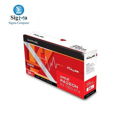 Sapphire Pulse AMD Radeon RX 7900 XTX Gaming Graphics Card with 24GB GDDR6, AMD RDNA 3, Output: 2 x HDMI, 2 x DisplayPort - View 6