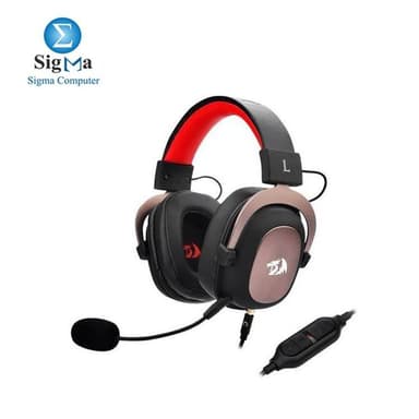 Redragon H510 Zeus 7.1 Gaming Headset -  Surround Sound - Black/Red - View 1